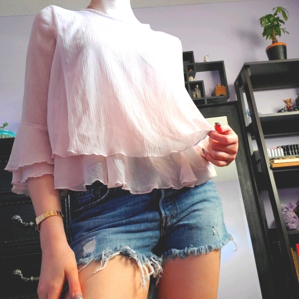 Pink blouse